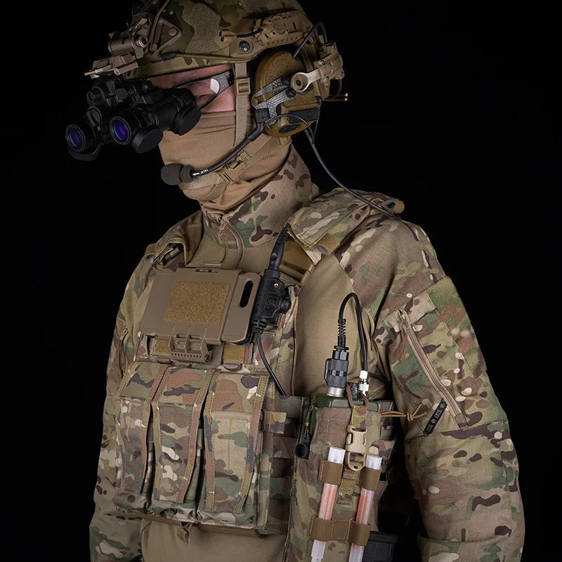Avs Mbav Trapezoidal Board Bag Quick Release Tactical Vest Compatible with Sapi Mbav Protective Board Soft Lining Hunting Vest