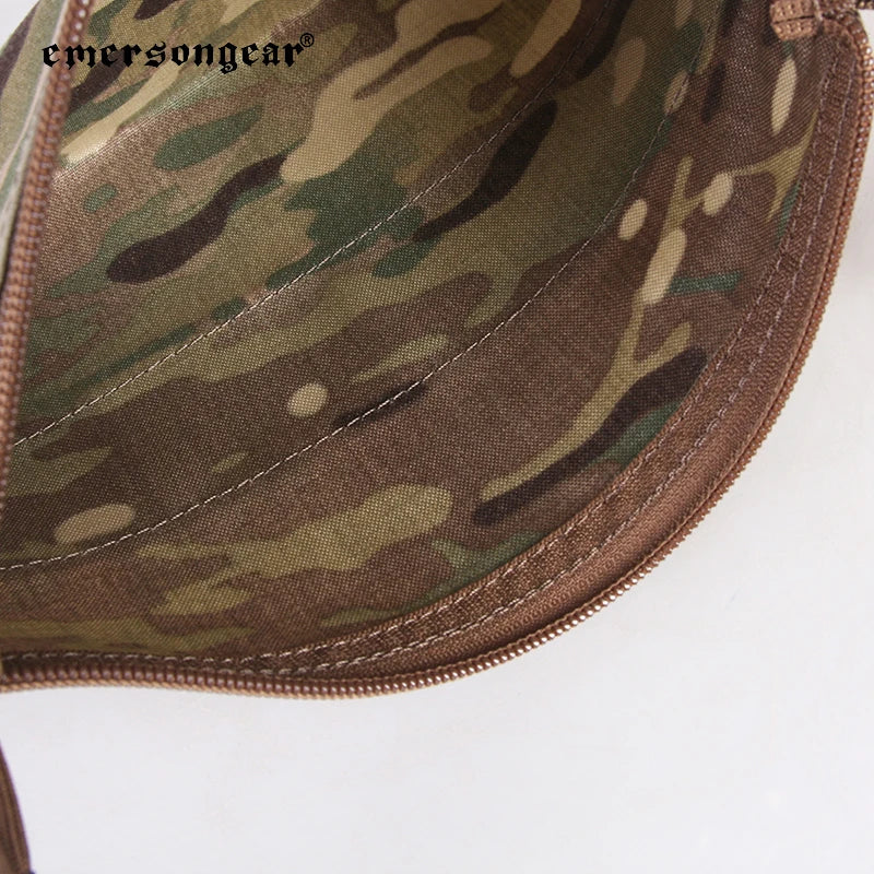Emersongear Tactical 10x7" File Pocket Bag EDC Pouch Loop Hoop Airsoft Hunting Outdoor Sports Hiking Business Camping Combat