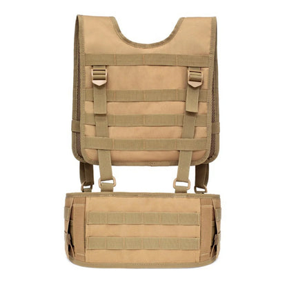 Adjustable Tactical Vest Airsoft Molle Chest Rig Detachable Waist Belt Combat Hunting Vest for Shooting CS Outdoor Equipment