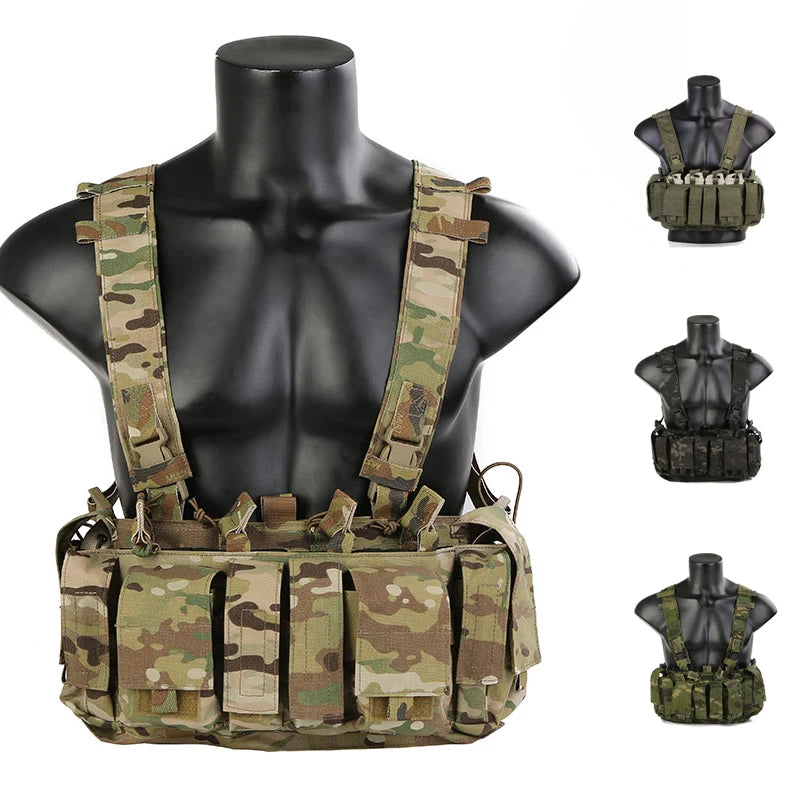 Emersongear For MF Style UW IV Chest Rig Molle Hunting Vest with Multi-pockets For EDC Tools Sports Outdoor EM7329