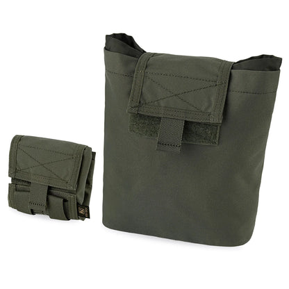 KRYDEX Tactical Magazine Dump Pouch Molle Mag Recover Drop Pouch Recycling Bag Hunting Outdoor Hiking Storage Tool Bag