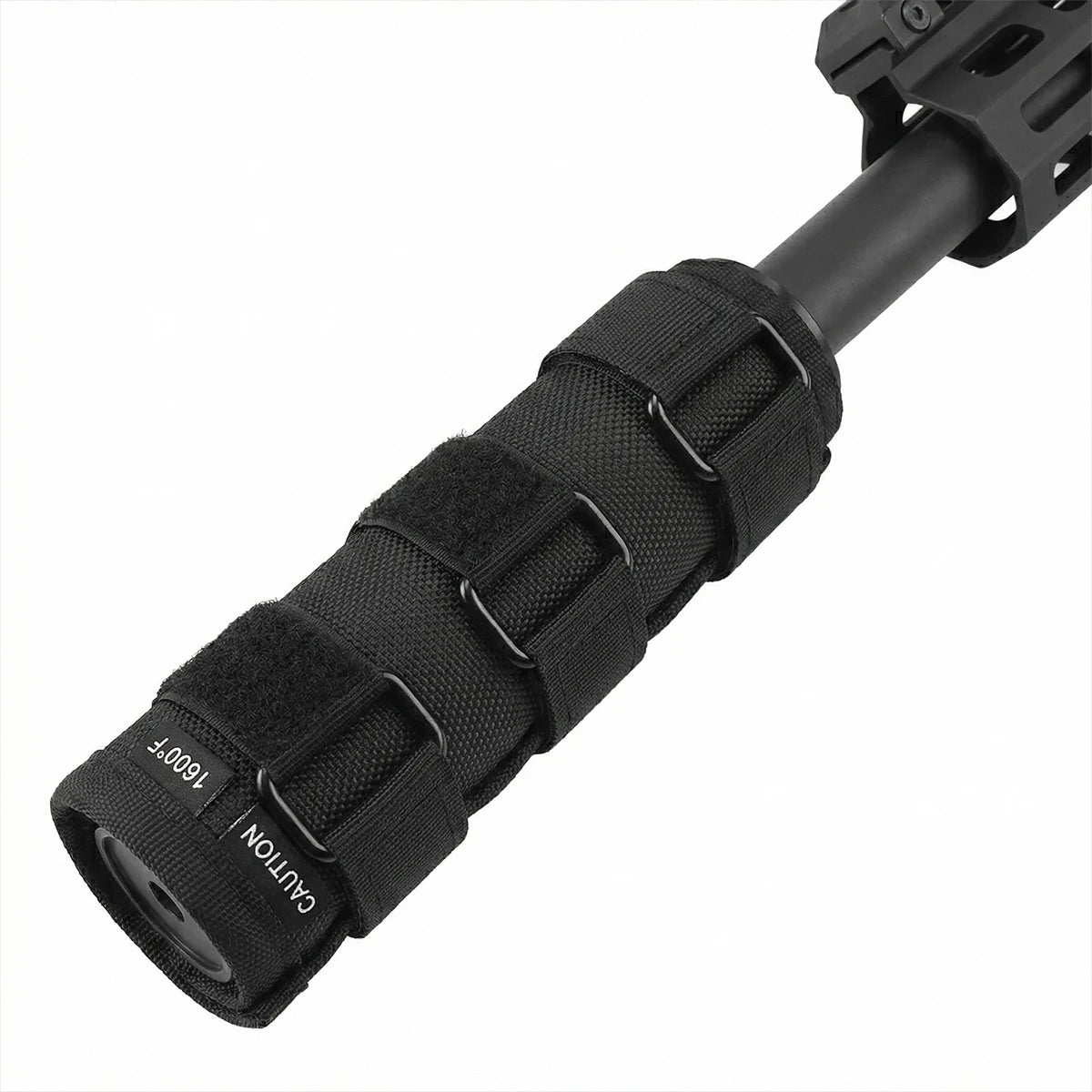 Tactical Sound Damper Suppressor Cover Fireproof Resistant Silicone Heat-Insulating Airsoft Protective Cover for 5/6/7/7.5/9Inch