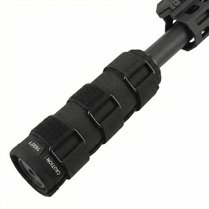 Tactical Sound Damper Suppressor Cover Fireproof Resistant Silicone Heat-Insulating Airsoft Protective Cover for 5/6/7/7.5/9Inch