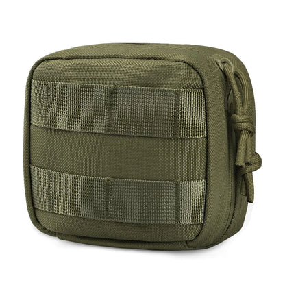 Mini Tactical Molle Pouch Compact Admin Pouch EDC Tool Pouch Utility Multi-Purpose Waist Belt Pouch Outdoor Hunting Camping Bag