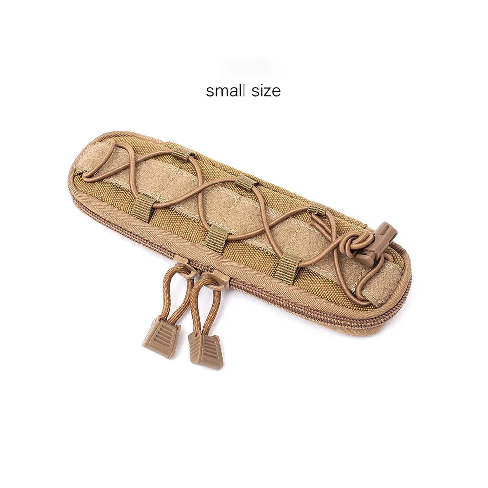 Outdoor Molle Knife Pouch EDC Waist Pack Hunting Accessories Vest Bags Flashlight Holder Knives Pouch Tactical Molle Nylon Bag