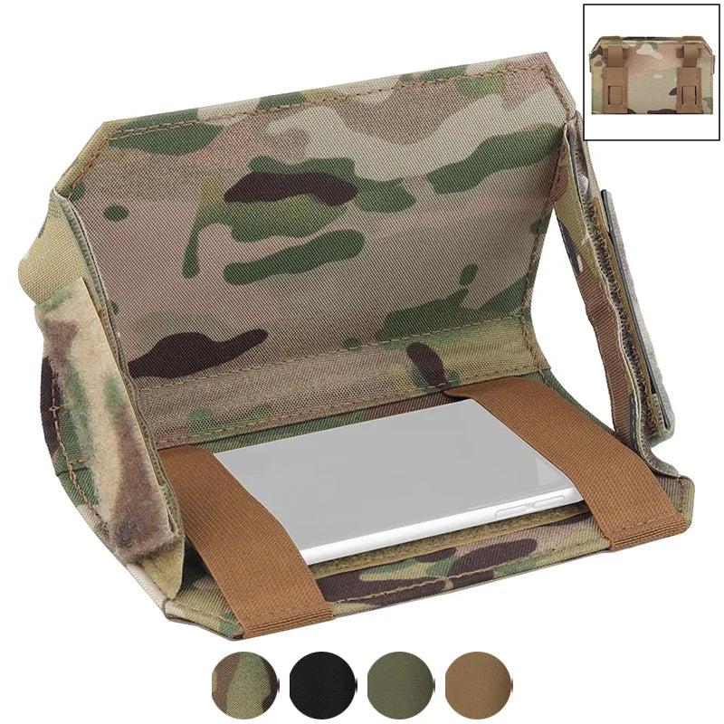 MOLLE Front Panel Phone Navigation Pouch Utility Organizer Phone Pouch for Outdoor Airsoft Vest Gear Essentials