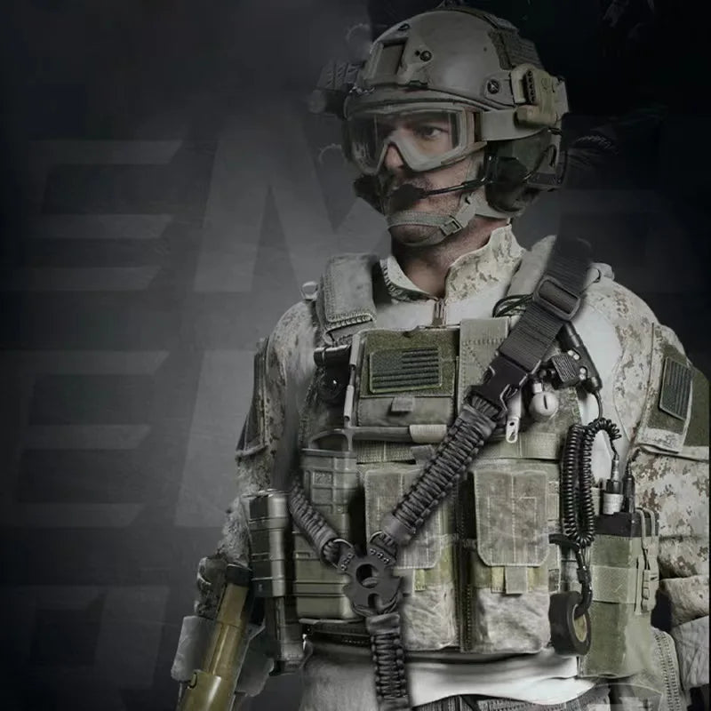 Nylon Webbing Multiuse Durable Rifles Sling Tactic Single Point Gun Shoulder Strap Quickly Adjust Length