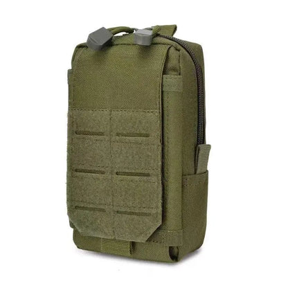 Tactical MOLLE EDC Utility Waist Bag & Cell Phone Pouch Compact EDC Outdoor Gadget Organizer Vest Pack Purse Smartphone Holster