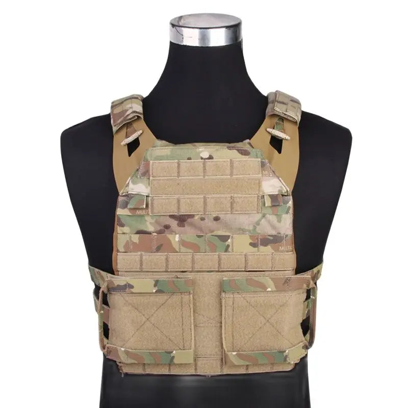 Emersongear Hunting Vest Assault Jum Plate Carrier Dummy Guard Body Armor Combat Hiking Camping Nylon Sports Outdoor
