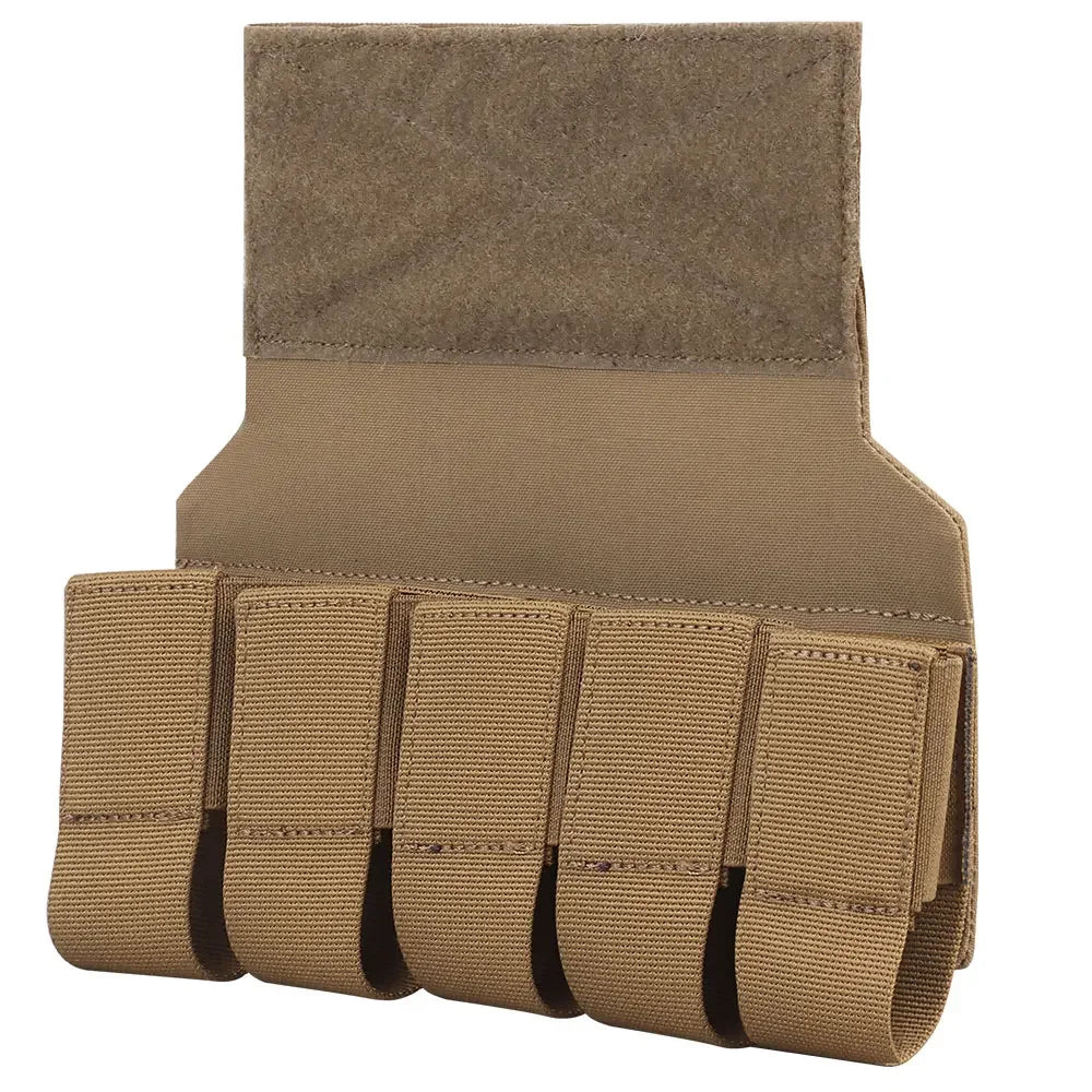 M203 Grenade Sub Pouch 5 Round 40MM Banger Hanger Chest Rig Abdominal Tactical Vest Plate Carrier Accessories