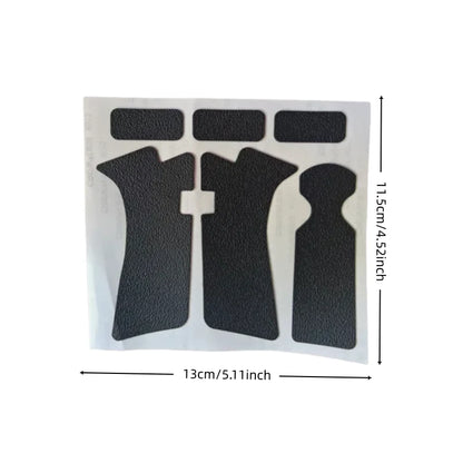 Rubber textured grip with anti-slip feature.Non-Slip Rubber Texture Grip Wrap Tape- Waterproof For G17 19 20 26 27 33