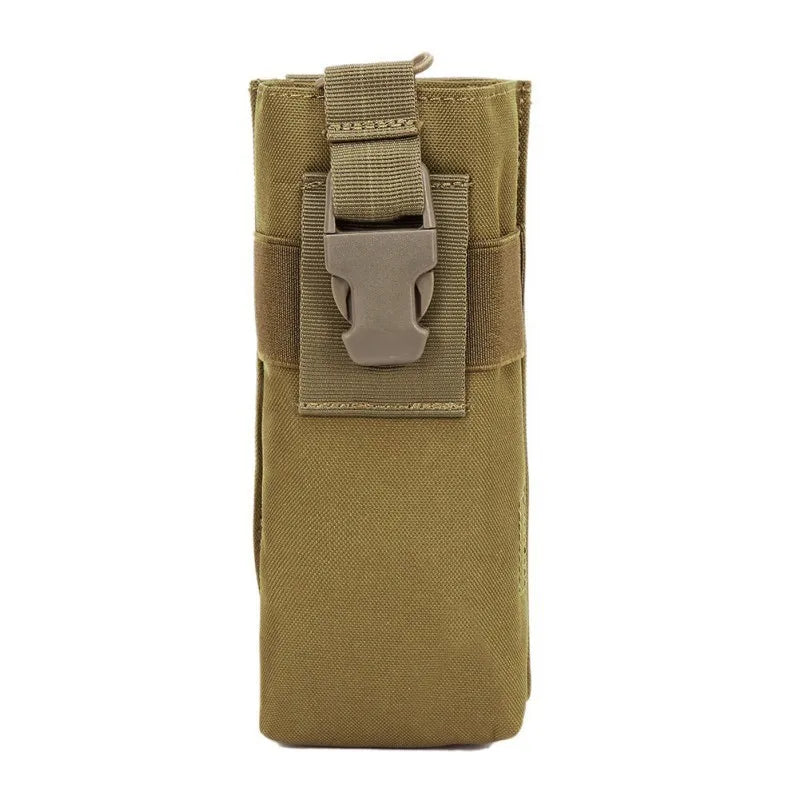 Portable Molle Walkie Talkie Bag Tactical Radio Holder Outdoor Nylon Water Bottle Pouch for Camping Hiking