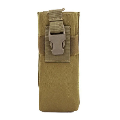 Portable Molle Walkie Talkie Bag Tactical Radio Holder Outdoor Nylon Water Bottle Pouch for Camping Hiking