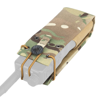 Tactical Universal Radio Pouch MPU5 PRC163 152 148 PTT Holder Bag Walkie-talkie Storage Pocket FC Style Outdoor Hunting