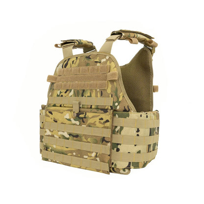 Men Tactical Vest Plate Carrier Yakeda 1000D Molle Chest Rig Waterproof Wear-Resistant Easy Operate Molle Tactical Accessory
