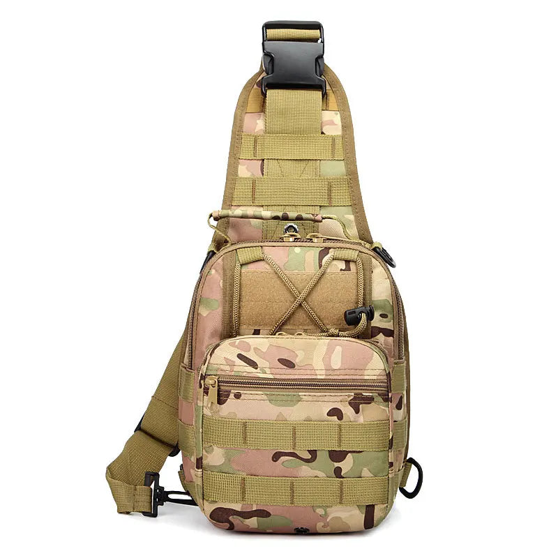 Versatile Tactical Sling Backpack Crossbody Bag Waterproof Small Chest Bag Men Outdoor Sports Cycling Hiking Handbag