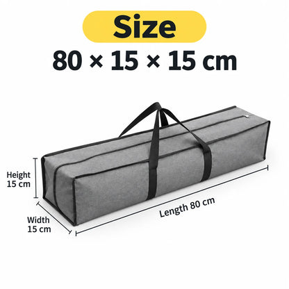 Cationic Oxford Fabric Outdoor Gear Storage Bag Large Rectangular Camping Equipment Carry Bag Dual Zipper Water-Resistant