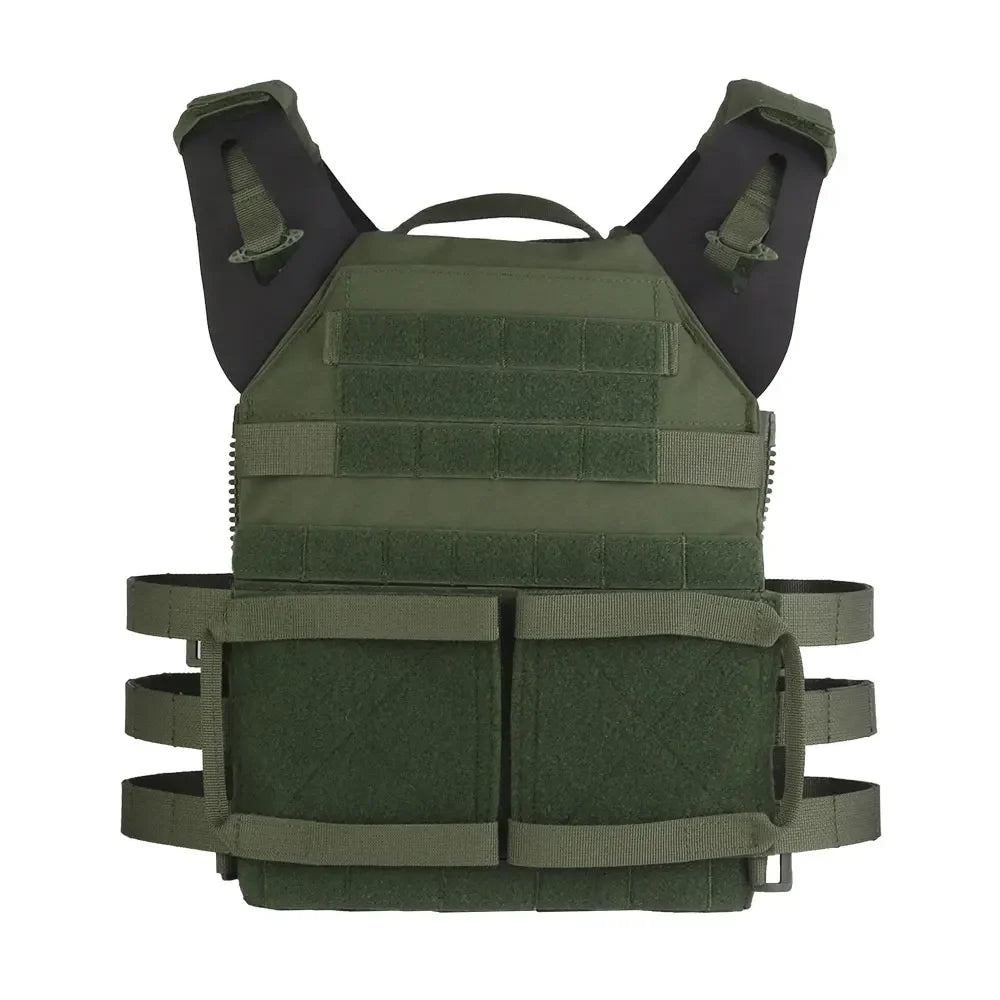 Tactical MOLLE Quick Release JPC 2.0 Plate Carrier Vest Lightweight Storage Design For Outdoor Airsoft Hunting Combat Training