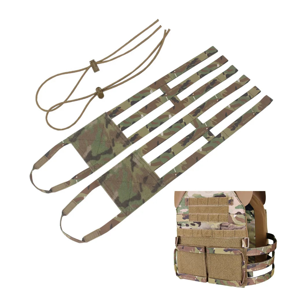 Tactical Vest Cummerbund Hunting Airsoft Vest Quick Release Plate Carrier Cummerbund Waist Cover For JPC2.0 LV119 XPC Vest
