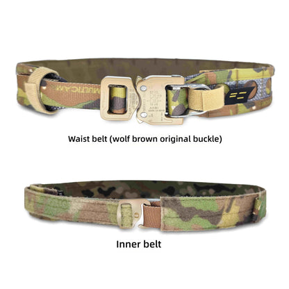 【Tactical Raiders】BB-001 FERRO Style BisonBelt Tactical Belt 12-layer Tegris (Milliken) COBRA (Austria) Fashion Sport Belts