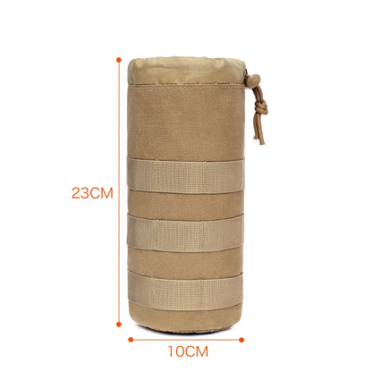 Outdoor Tactical lightweight Water Bottle Bag Pouch Molle Holder Camouflage Travel Camping Cycling Fishing Water Bottle Cover