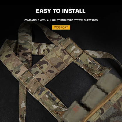 MOLLE Expansion Plate Chest Vest Rig Phone Panel Chest Rig Expansion Airsoft Vest Accessories