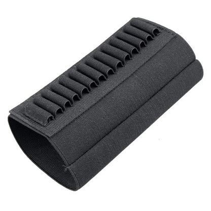 Cartridge Belt 14 Rounds Ammunition Package Nylon Tactical 14 Shells Rifle Buttstock Hold Outdoor Shooting Accessory Bag