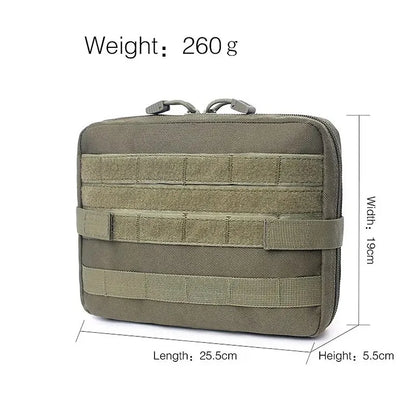 Tactical Medical EMT Molle Pouch Bag - Outdoor Emergency Pack for Camping Hunting with Utility Multi-tool Kit EDC Bag