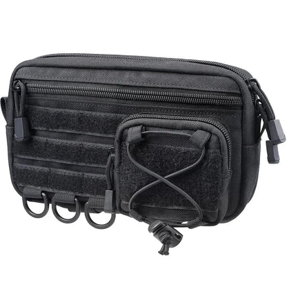 Tactical Molle Storage Bag Outdoor Sports Mobile Phone Pouch Men Belt Fanny Pack Belt Zipper Utility Waist Bag EDC Tool Pouch