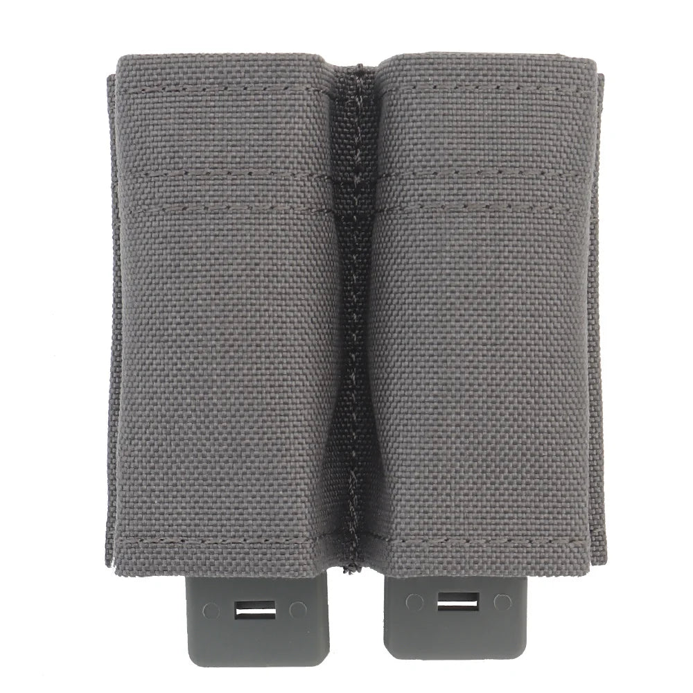 Pistol Magazine Pouch FAST 9mm Single Double MAG Bag Hunting Airsoft Holder With MOLLE Malice Clip KYWI Insert