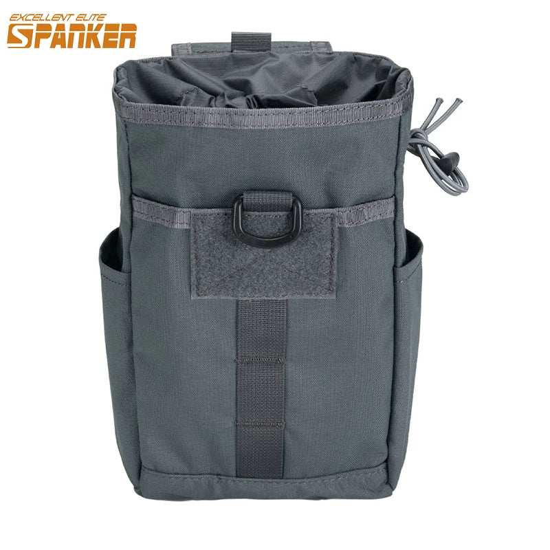 EXCELLENT ELITE SPANKER Outdoor Molle Folding Dump Drop Pouch Recycling Bag Garbage Bags Tactical Equipment Storage Bag
