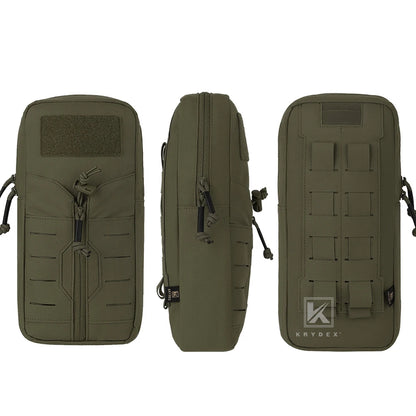 KRYDEX 500D Tactical 1L Hydration Pack MOLLE Pouch 34oz TPU Water Bladder Bag Outdoor Hiking Camping Hunting Accessories