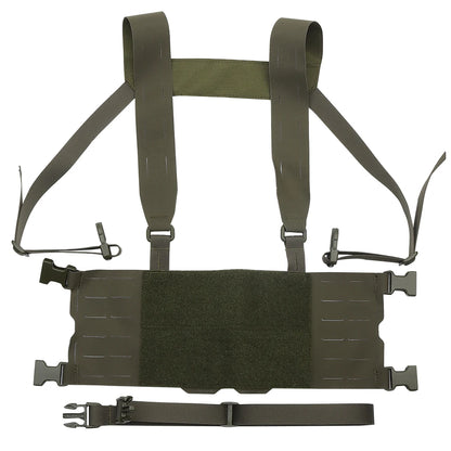 Ferro Style Tactical Chesty Rig Wide Harness Lightweight MOLLE Hunting Vest FCPC V5 Quick Conversion Shooting Airsoft Chest Rig