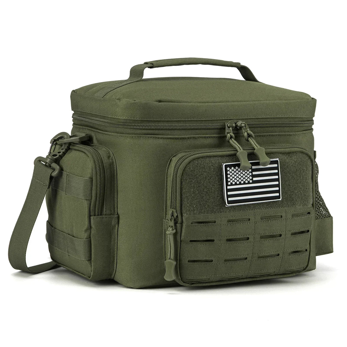 13L Tactical Thermal Cooler Bag Picnic Cooler Box Camping Lunch Bag Outdoor Heavy Duty Lunch Box Cooler Backpack Camping Storage