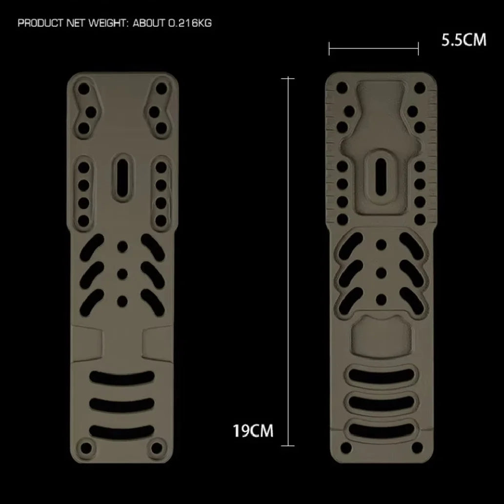 Metal Modular Holster Adapter 2.0 Multi-hole Position Adjustment QLS Platform Hunting Combat Airsoft Holster Adapter Accessories