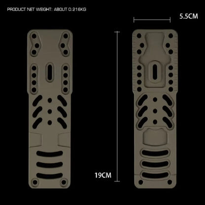 Metal Modular Holster Adapter 2.0 Multi-hole Position Adjustment QLS Platform Hunting Combat Airsoft Holster Adapter Accessories