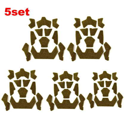 Tactical Helmets Patches 11Pcs Universal Exterior Tape Helmet Hook And Loop Fastener Set for Fast High Cut Helmet Magic Sticker