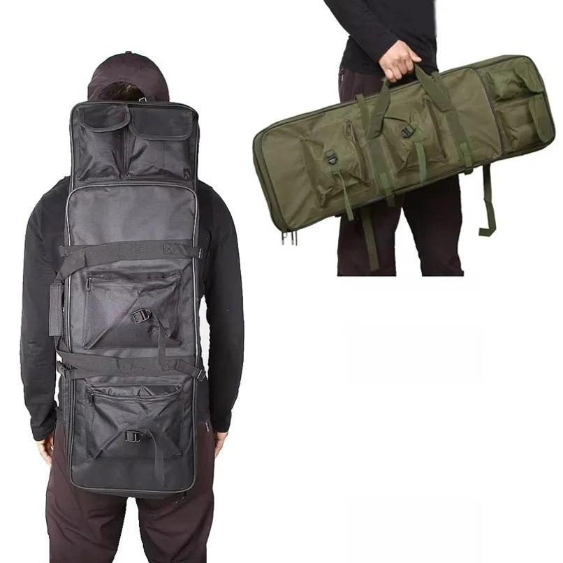 Men's Outdoor Sports Shooting Backpack Tactical Gun Bag Hunting Accessories Airsoft Gun Bag Nylon Camping Fishing Bag