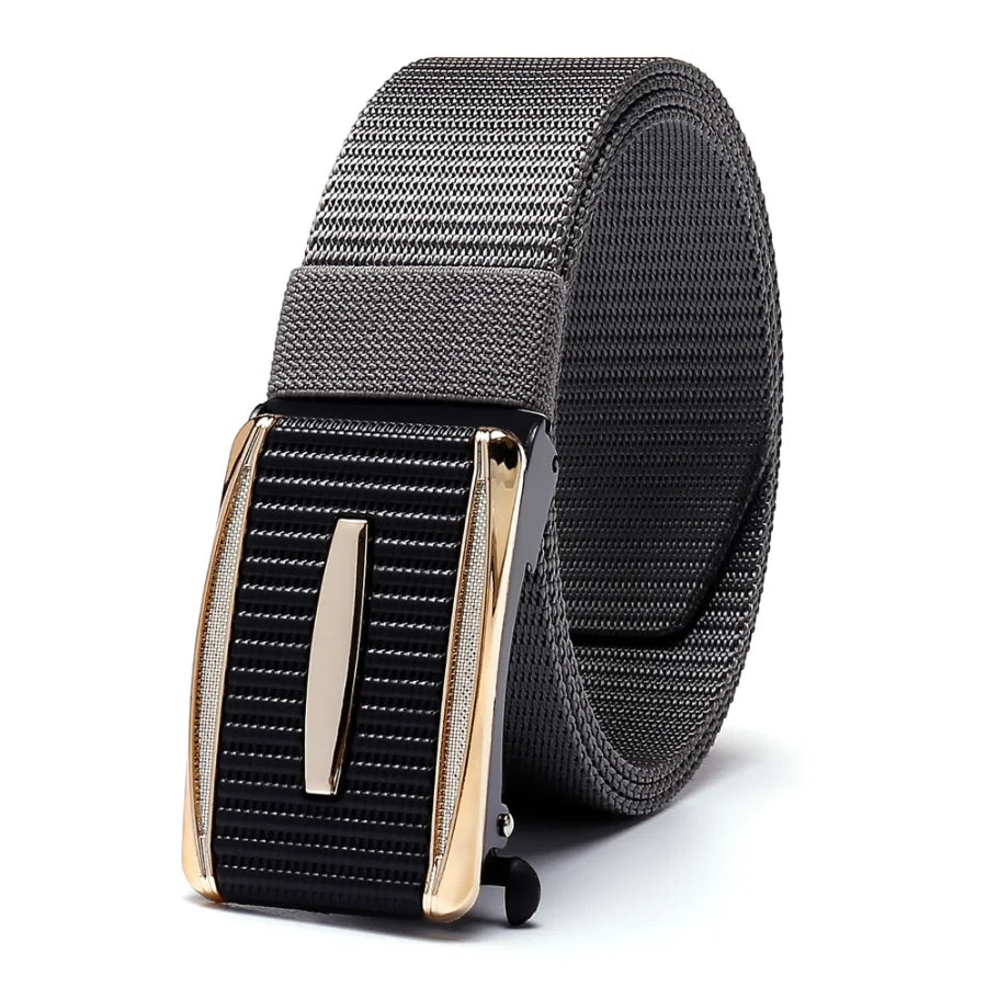 2PCS 2026 New Automatic Buckle Belt, Canvas Tactical Workwear Casual Outdoor Military Training Pants Belt For Men