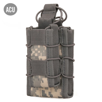 5.56 9mm Magazine Pouch AK AR M4 AR15 Double Magazine Bag Rifle Pitol Molle Mag Holster Pouch for Hunting CS Paintball