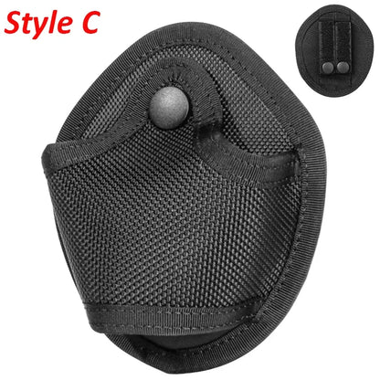 1/2PCS Handcuffs Pouch Shackles Case Holster Molle Quick Release Cuffs Holder Tactical accessory bag training tactical vest belt