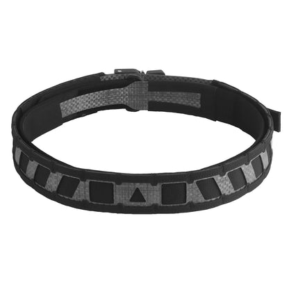 Tactical Battle Belt Modular Webbing Inner Outer Double Layer Waist Belt Magnetic Clasp Outdoor Hunting Training Gear
