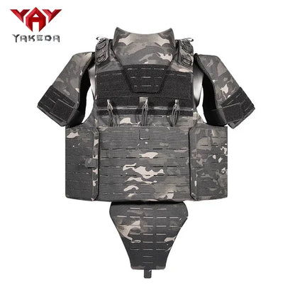 YAKEDA Detachable Multifunctional Training Suit Outdoor Vest with Modular Combination Laser Cutting MOLLE System  Tactical Use