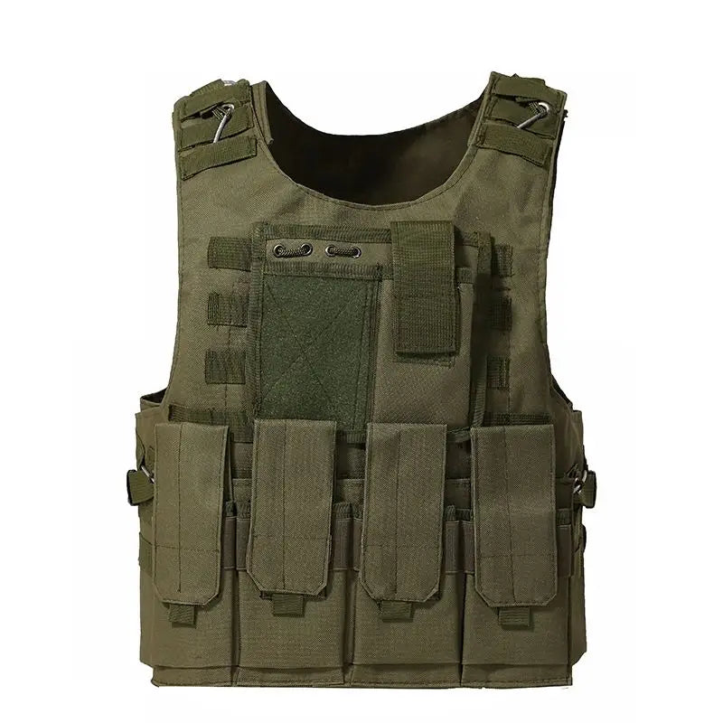 Tactical Hunting Camouflage Vest Combat Security Waistcoat Army CS Game Airsoft Assault Molle Vest Equipment Outdoor Clothing
