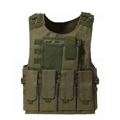 Tactical Hunting Camouflage Vest Combat Security Waistcoat Army CS Game Airsoft Assault Molle Vest Equipment Outdoor Clothing