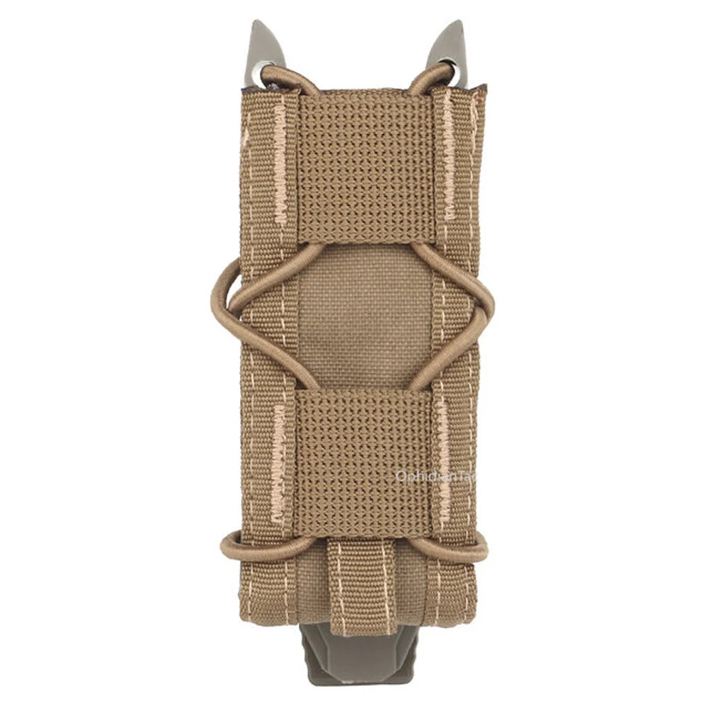 OPHIDANTAC 9MM 5.56 Magazine Pouches Tactical AK AR M4 AR15 Single Magazine Bag Rifle Molle Mag Holster Pouch Hunting