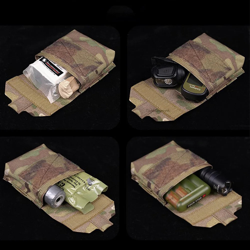 Tactical Small Micro Pouch Lightweight Utility Bag MOLLE Medical Daily Sundry Holder General Purpose GP Storage 556 9mm Airsoft