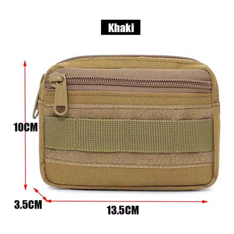 Tactical Outdoor Sports Tactical Waist Pack, MOLLE Accessory Functional Pouch, Waist-Mounted Bag, Laser Medical Bag, EDC Tool