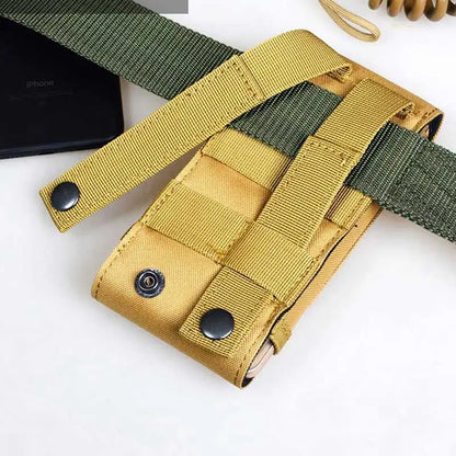 MOLLE Tactical Phone Pouch Outdoor Universal Smartphone Pouch 600D Nylon Belt Waist Bag for Hunting Travel Hiking