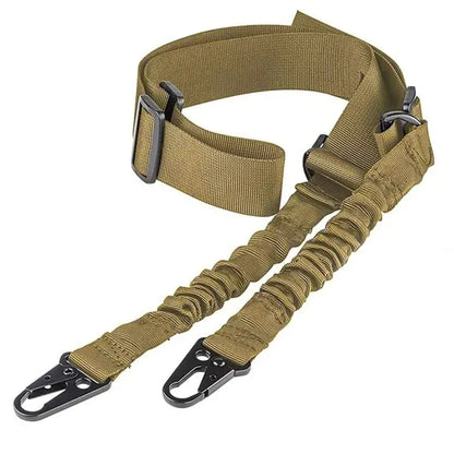 Two Points Rifle Sling With Length Adjuster Traditional Sling With QD Metal Hook For Hunting Tactical Sling Shoulder Straps